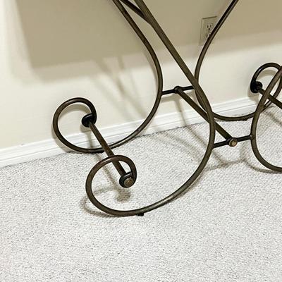 Granite Top Metal Table