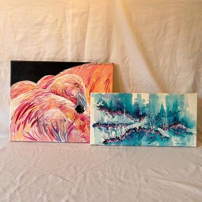 Local Artist D. Michael Meinders - Acrylics On Canvas (GB-RG)
