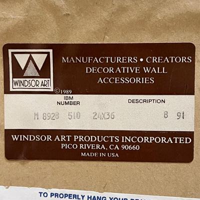 WINDSOR ART ~ Gold Beveled Mirror