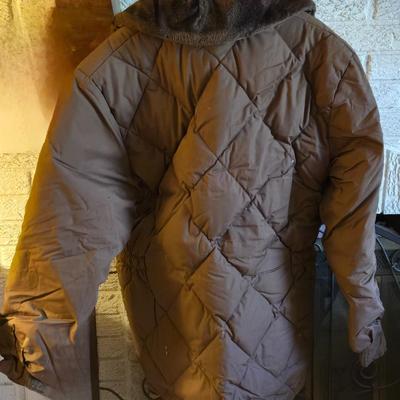 Men's Brown Vintage Brian Gregory Alaska Down Coat