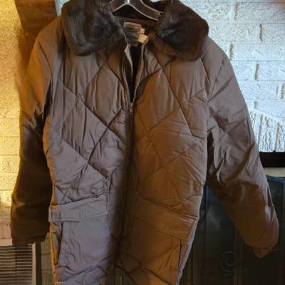 Men's Brown Vintage Brian Gregory Alaska Down Coat