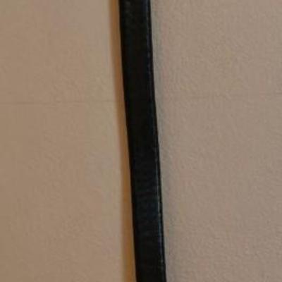 Men's Black Leather Belt