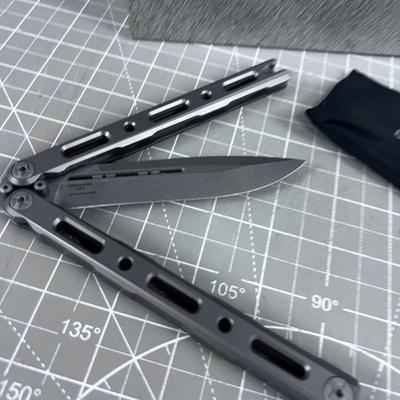 Benchmade 85 Billet Ti Bali-song 4.4 inch Butterfly Knife New