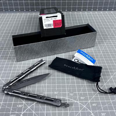 Benchmade 85 Billet Ti Bali-song 4.4 inch Butterfly Knife New