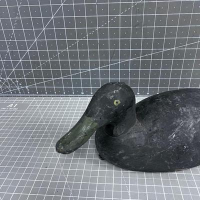 Carved Black DUCK DECO 