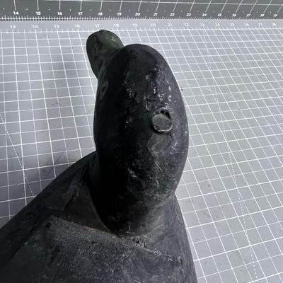 Carved Black DUCK DECO 