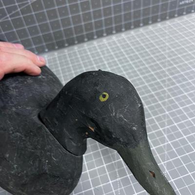 Carved Black DUCK DECO 