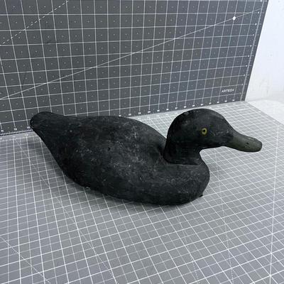 Carved Black DUCK DECO 