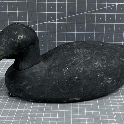 Carved Black DUCK DECO 