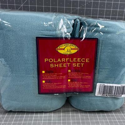 Mint Colored NEW Flannel Polar Fleece Sheets Queen NEW 