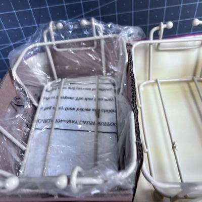Set of Temptations, Rectangular Baking Dishes with Cradle's. YELLOW 