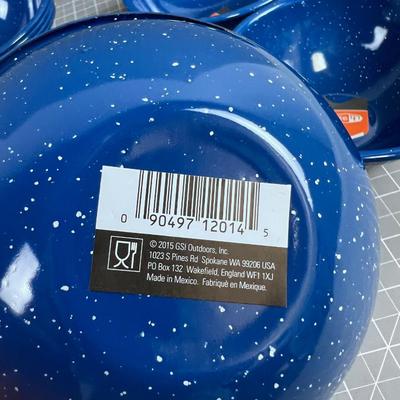 8 GSI Graniteware Bowls 