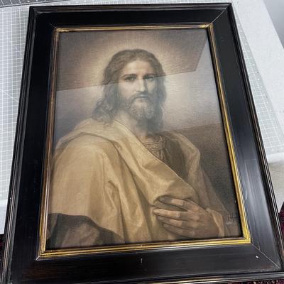Jesus Pencil or Charcoal (Sepia Like) 