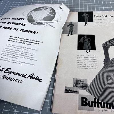 Miss Universe Beauty Pageant Program 1952