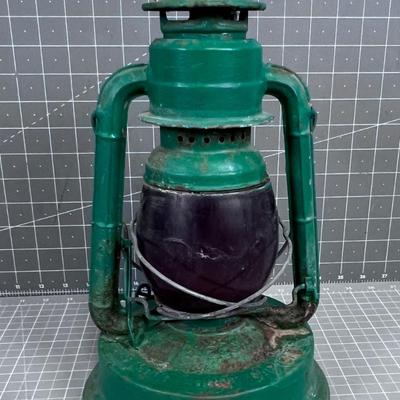 Rustic DITZ Deitz Green and Red Glass, 