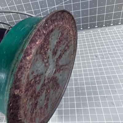 Rustic DITZ Deitz Green and Red Glass, 