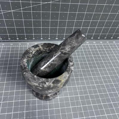  Marble Mortal & Pestle 