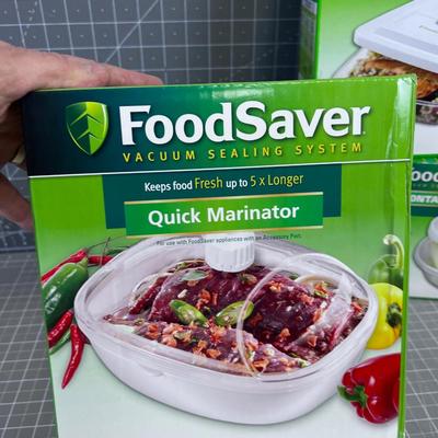 3 New Food Saver Containers NEW 
