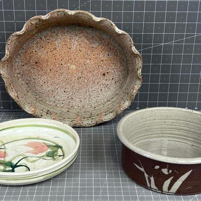 ART - Studio Art Pottery Serving Dishes