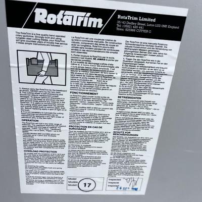 Master Cut II Rotatrim - Cutter