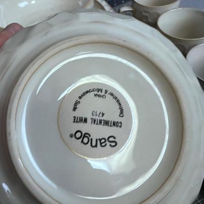 SANGO Continental White Not complete Dinner set