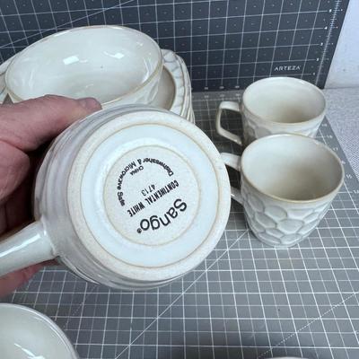 SANGO Continental White Not complete Dinner set