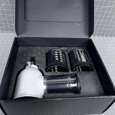 Kitchen Aid Prep Attachments for Salad and Shredding. NICE