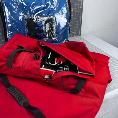 New USANA And A U of U Stadium Blanket 