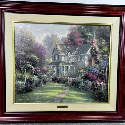 "Victorian Garden II" Thomas Kinkade