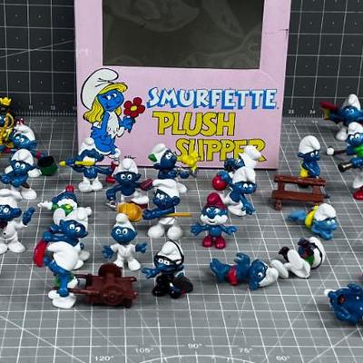Large Collection of SMURFS - IT TAKES A VILLAGE!