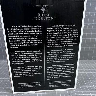 NEW Royal Doulton 20 Piece Fine Stainless FLATWARE NEW