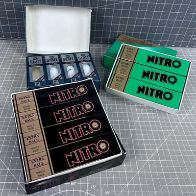 NITRO Golf Balls, All NEW 
