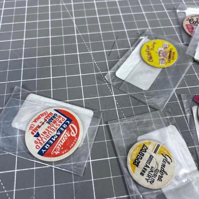 Vintage Milk Lids 