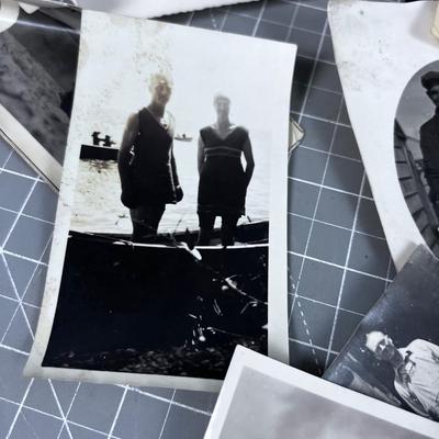 BELOVED Pile of Old Black and White Photos 