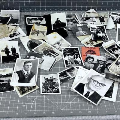 BELOVED Pile of Old Black and White Photos 