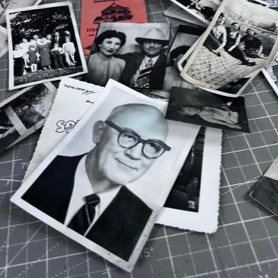 BELOVED Pile of Old Black and White Photos 