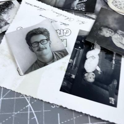 BELOVED Pile of Old Black and White Photos 