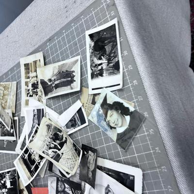 BELOVED Pile of Old Black and White Photos 