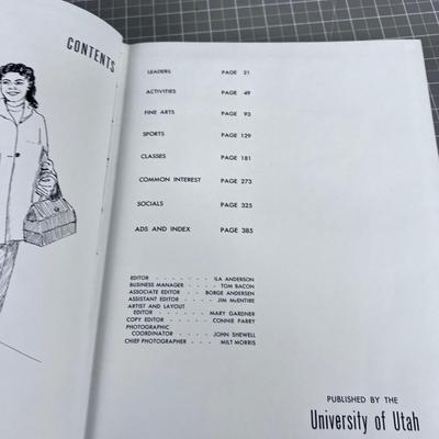 1957 UTONIAN - University of Utah Year Book