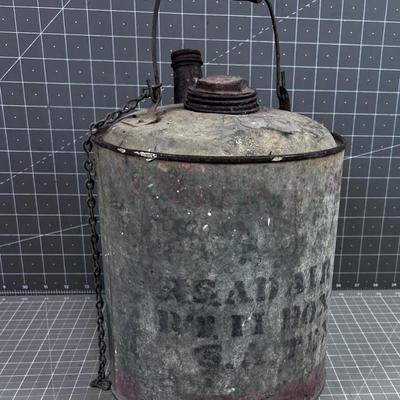 Antique Kerosene Fuel Can 