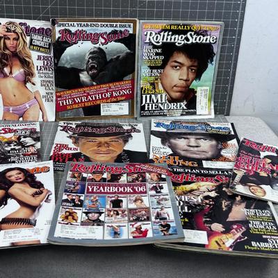 WOW! Awesome!! 10 Past Issues of Rolling Stone 