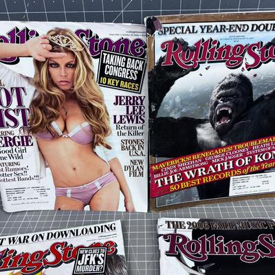 WOW! Awesome!! 10 Past Issues of Rolling Stone 