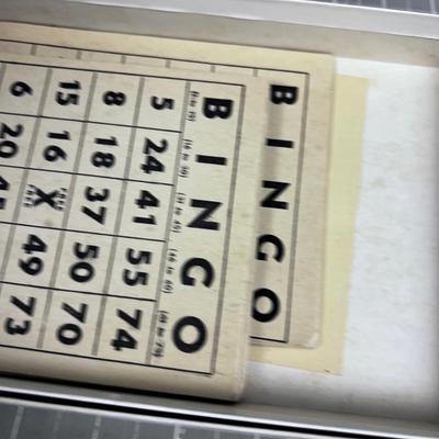 BINGO Was her name! WOOD Antique Set 