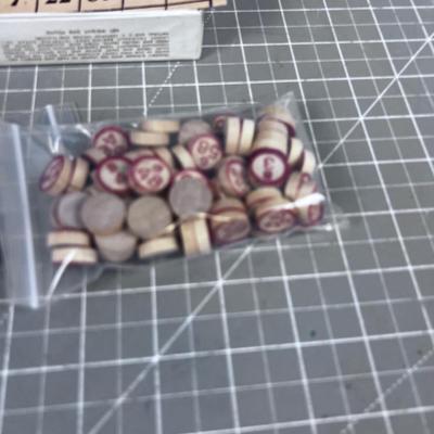 BINGO Was her name! WOOD Antique Set 