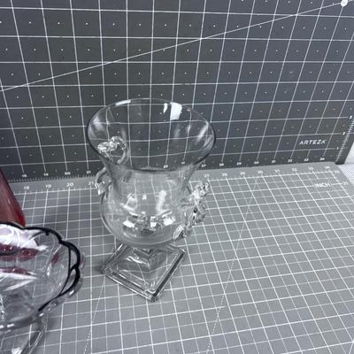 Antique Glass Lot (4) 