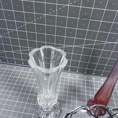 Antique Glass Lot (4) 