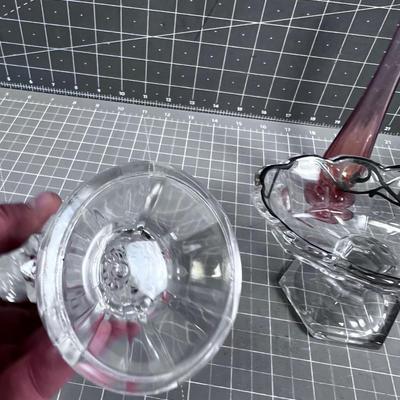 Antique Glass Lot (4) 