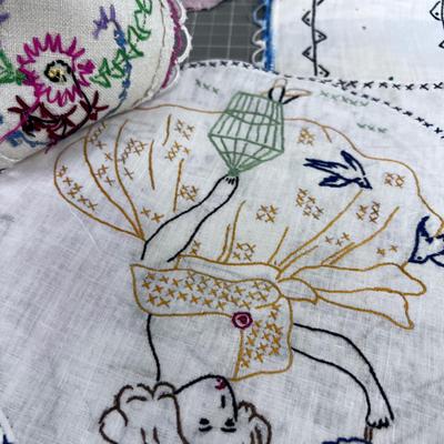 Awesome lot of EMBROIDERY 