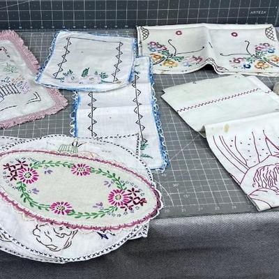 Awesome lot of EMBROIDERY 