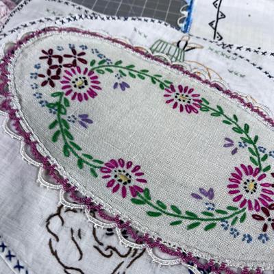 Awesome lot of EMBROIDERY 